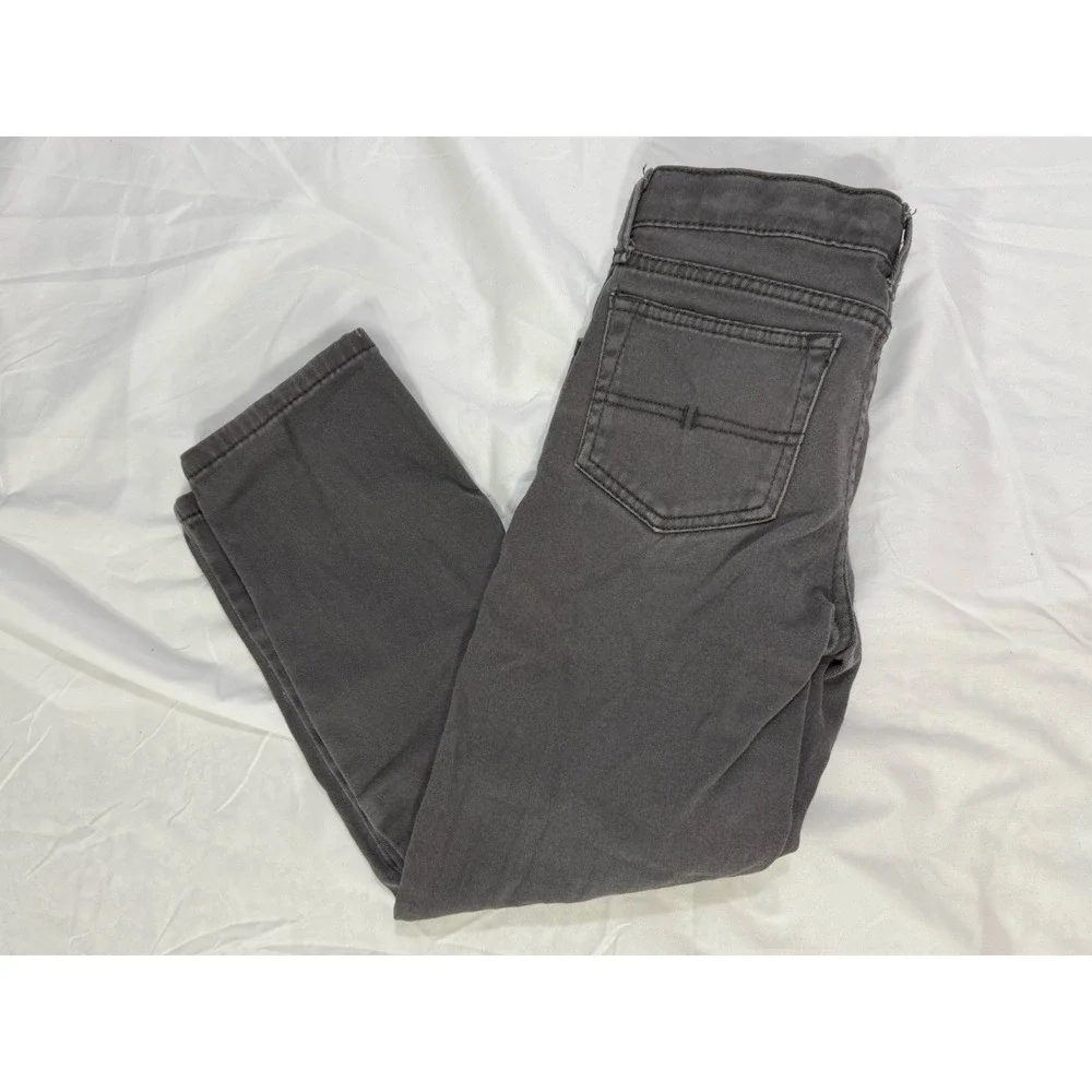 U.S. POLO ASSN Jeans Boys Size 6 straight leg Kids Gray‎ Adjustable Waist